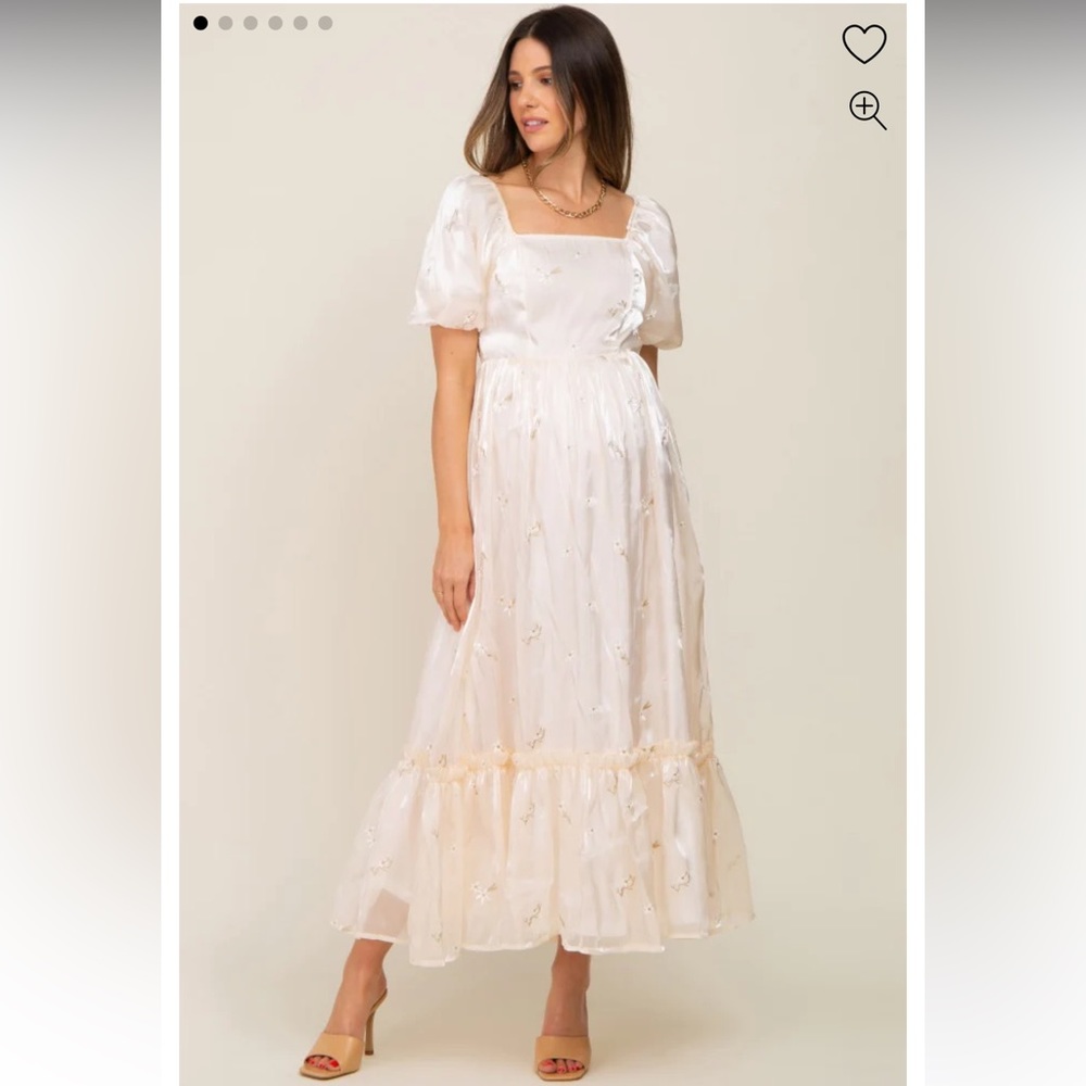 Pink Blush Maternity Dress